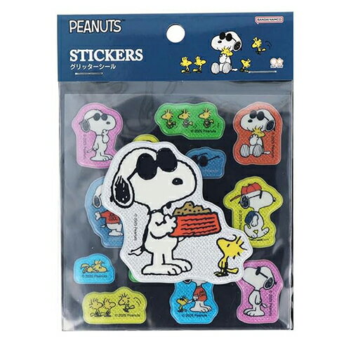 スヌーピー グリッター シール 20162 ステッカー キラキラ ラメ 文房具 ステーショナリー キャラクター..
