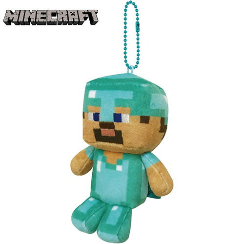 マインクラフト ボールチェーン マスコット ( ダイヤモンド スティーブ ) 20323 マイクラ グッズ Minecraft ゲーム キャラクター マイクラグッズ Steve ぬいぐるみ ゲームキャラ アイテム ケイカンパニー MCT-BM9-DST
