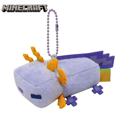 マインクラフト ボールチェーン マスコット ( ウーパールーパー ブルー ) 20330 マイクラ グッズ Minecraft ゲーム キャラクター マイクラグッズ Axolotl Mob ぬいぐるみ ゲームキャラ アイテム ケイカンパニー MCT-BM9-UB