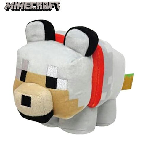 マインクラフト コレクションぬいぐるみ ( オオカミ ) 20343 マイクラ グッズ Minecraft ゲーム キャラクター マイクラグッズ Mob マスコット ぬいぐるみ かわいい ゲームキャラ アイテム ケイカンパニー MCT-CNG9-OK
