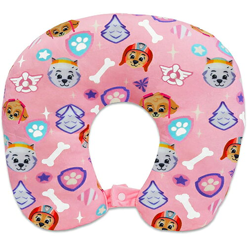 パウパトロール Pups トラベル ネック ピロー 13インチ ( ピンク ) 19867 パウパト PAWPATROL ネックピロー 旅行 グッズ トラベルグッズ クッション くっしょん ふわふわ スカイ エベレスト アニメ キャラクター 雑貨 輸入品 インポート nickelodeon