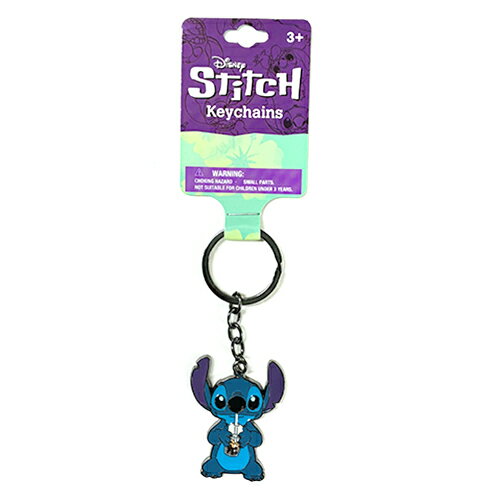 スティッチ メタル キーチェーン ( スティッチ ドリンク ) 20464a リロ&スティッチ チャーム キーホルダー キーリング キャラクター グッズ かわいい 雑貨 Disney 輸入品 インポート LS550/SKTMT