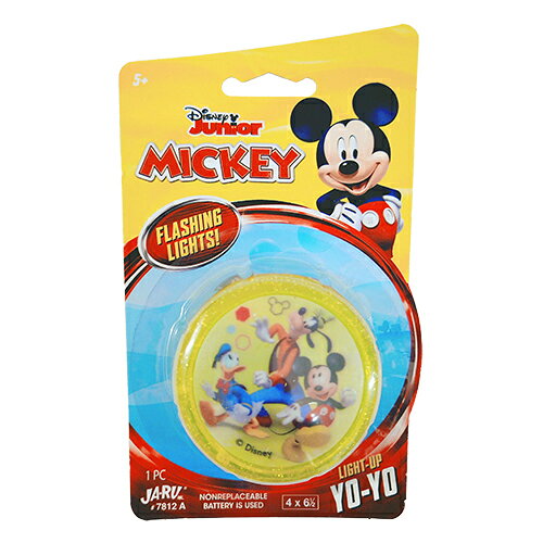 ディズニー ライトアップヨーヨー ( ミッキー ) 20646a ミッキーマウス おもちゃ ヨーヨー イエロー Disney Mickey LIGHT-UP Yo-Yo キャラクター グッズ 雑貨 輸入 7812A