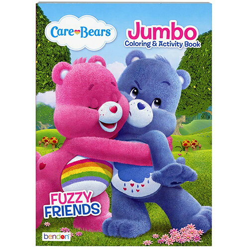 ケアベア ぬりえ ( FUZZY FRIENDS ) 80ページ 20681 Care Bears グッズ ぬり絵 塗り絵 カラーリングブック アクティビティーブック 英語 文具 文房具 キャラクター グッズ Care Bears Coloring Book 輸入品 インポート