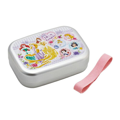 One Tier - ディズニープリンセス ( 26 ) アルミ 弁当箱 370ml 20717 ランチボックス お弁当箱 お弁当 弁当 ランチ ランチグッズ ディズニー シンデレラ アリエル ラプンツェル ベル かわいい 女の子 キャラクター グッズ 入園 入学 アルマイト 日本製