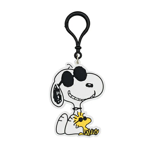 ピーナッツ スヌーピー キーチェーン ( スヌーピー&ウッドストック / サングラス ) 20653a Peanuts Snoopy Keychain ラバー キーホルダー キーチャーム バッグチャーム かわいい キャラクター グッズ 雑貨 輸入