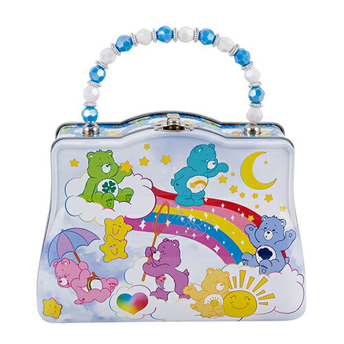 Other - ケアベア ビーズハンドル ティン トランク ボックス 20667 小物入れ ケース 箱 BOX CareBears キャラクター グッズ ティン缶 ブリキ カンカン 輸入品 インポート 雑貨 Tin Lunchbox 88780