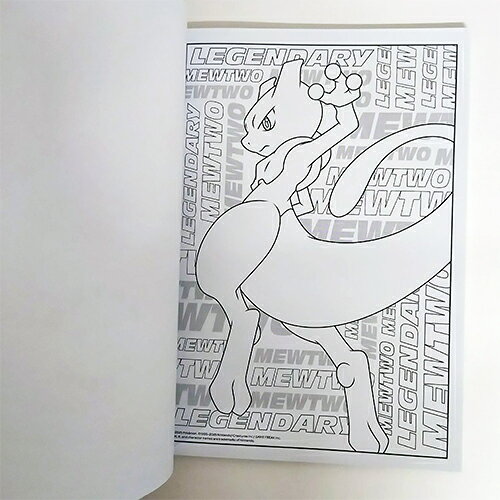 キャラクター雑貨 ポップルのポケモン ぬりえ ADVANCED 20683 ポケットモンスター グッズ 塗り絵 ぬり絵 カラーリングブック 英語 イングリッシュ 男の子 女の子 アメリカ インポート 輸入品 Pokemon Coloring Book｜アングル3