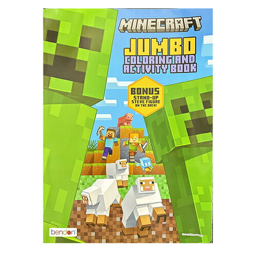 マインクラフト ぬりえ ＆ アクティビティー ブック 21078 マイクラ MINECRAFT ぬり絵 カラーリングブック おもちゃ キッズ 子供 Coloring book 英語 English キャラクター グッズ 輸入品 インポート 63359