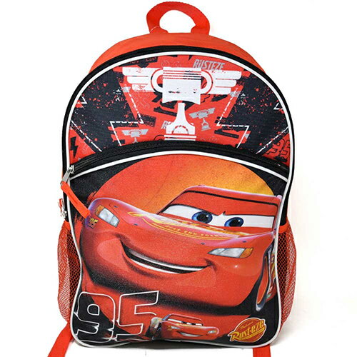 Rakuten - カーズ リュック 16インチ ( ピストンカップ ) 21235 バッグ リュックサック バックパック キッズ 男の子 マックィーン ディズニー ピクサー キャラクター グッズ 雑貨 Cars 16