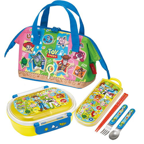 Rakuten - トイストーリー ( 26 ) ランチ 3点 セット 360ml 小判型 ( 弁当箱 カトラリートリオ ランチバッグ ) yts1861 弁当箱 ランチボックス お弁当箱 カトラリーセット スプーン フォーク はし 箸 保冷バッグ 弁当 ランチグッズ グッズ ディズニー TOYSTORY PIXAR 幼稚園 保育園