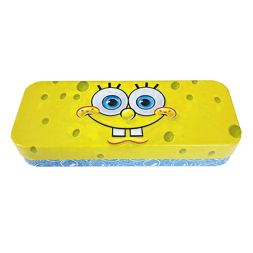 スポンジボブ 缶 ペンケース ( ボブ フェイス ) 21226c ペンケース 筆箱 ふでばこ 缶ペン グッズ 文具 文房具 SpongeBob SquarePants Tin Pencil Case かわいい キャラクター 雑貨 インポート 輸入