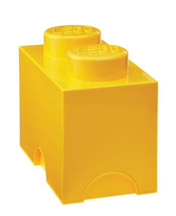 LEGO レゴ ストレージボックス2 7072 収納 マルチボックス マルチケース イエロー ブロック おもちゃ グッズ 公式 おもちゃ ケース メール便不可
