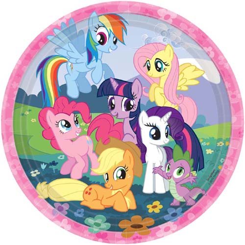 }Cg|j[ M y[p[v[g  (L) 8pc amscan 9250 My Little Pony a22.9cm p[eB[ a a e[uR[fBl[g  fR[V 킢 LN^[ G ObY A C|[gy10pz