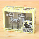 Wind-Up Zebra ソルト ペッパーセット pud226 シマウマ しまうま ゼブラ 調味料入れ キッチングッズ 輸入 おしゃれ かわいい インテリア ビンゴ キッチン 用品 グッズ 雑貨 塩こしょう ケース おもしろ 景品 メール便不可【10p】