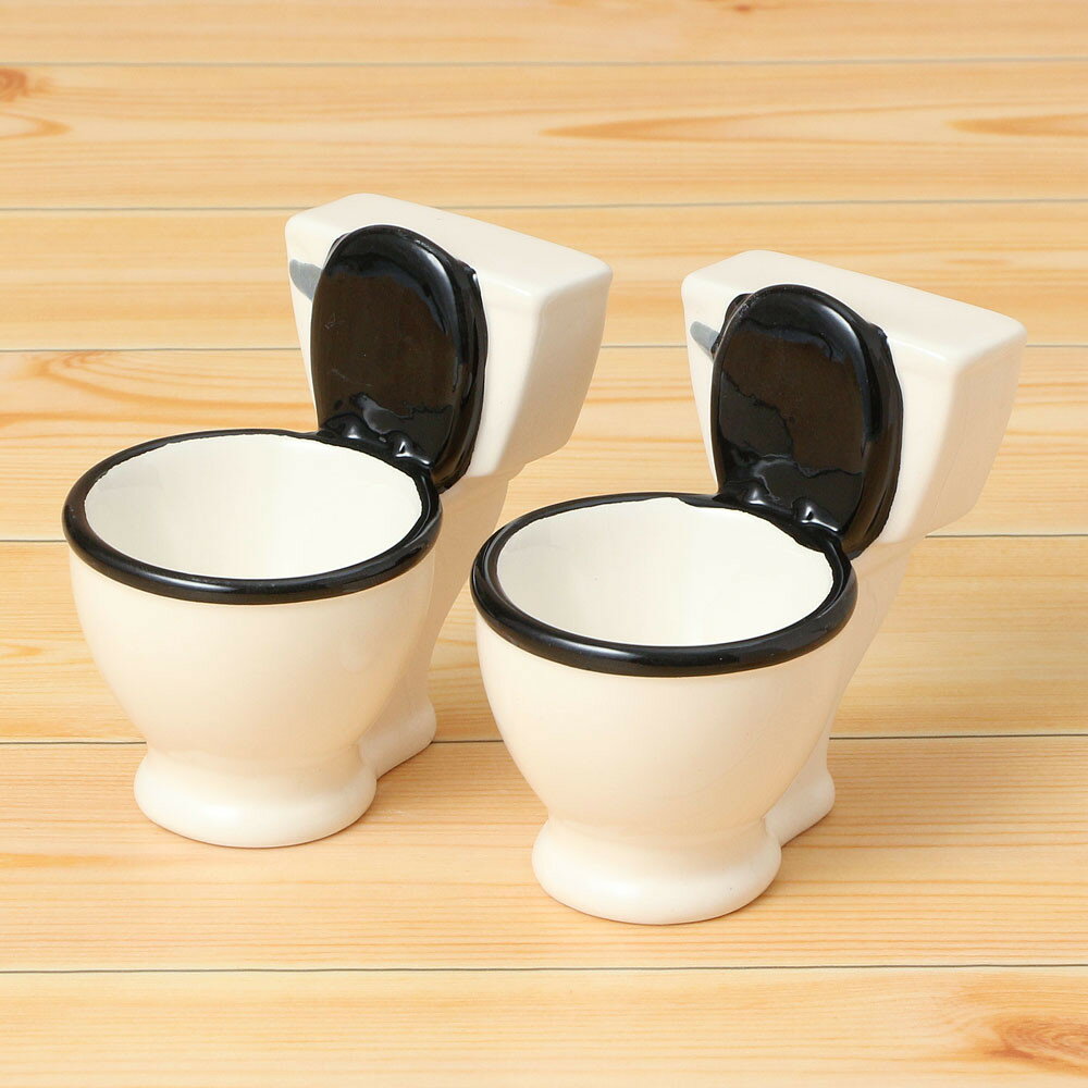 ショットグラスセット TOILET 2個セット BMT-BM1545 | 輸入 おしゃれ かわいい プレゼント グッズ 小物..