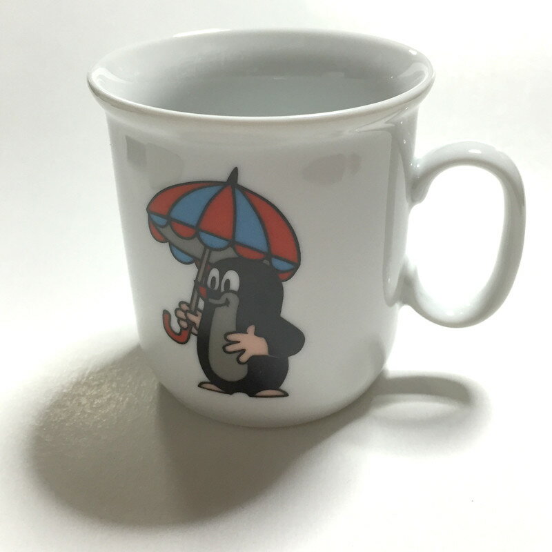 クルテク マグカップ S ( 傘 ) PCL5181801 pud148 KRTEK Thun社 食器 輸入 チェコ もぐらのクルテク 小さめサイズ♪ アンブレラ かさ カサ おしゃれ かわいい プレゼント キャラクター 雑貨 グッズ