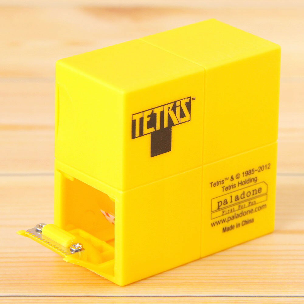 【テトリス型ステーショナリー】TETRIS テープカッター PLD-PP0543TT | 輸入 おしゃれ かわいい プレゼント グッズ 小物 ポップ おもしろ pud470