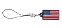 Bandiera (バンディエラ) チャームストラップ USA 6826 (BNSH-001)アメリカ国旗 米国 星条旗 STARS & STRIPES 雑貨 ...