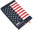 Bandiera (バンディエラ) ブックカバー 文庫版 USA 6946(BNBCS-001)アメリカ国旗 米国 星条旗 STARS & STRIPES 地図...