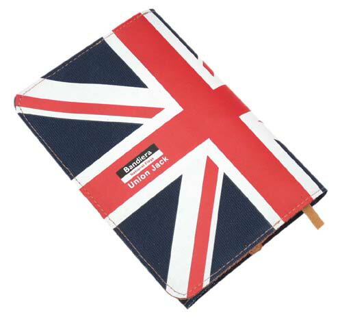 Bandiera (バンディエラ) ブックカバー 文庫版 U.K. 6947（BNBCS-002）イギリス国旗 UNION JACK 英国 BRITAIN 地図 雑貨 グッズ 送料込み メール便配送 1