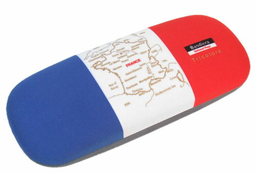 Bandiera (バンディエラ) メガネケース フランス （BGC-003）フランス国旗 TRICOLORE FRANCE トリコロール 眼鏡 サングラスケース メール便不可