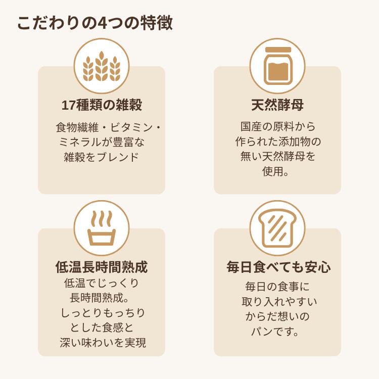 雑穀パン popponopan-10000083 全粒粉パン工房 ポッポのパン サンプル画像2