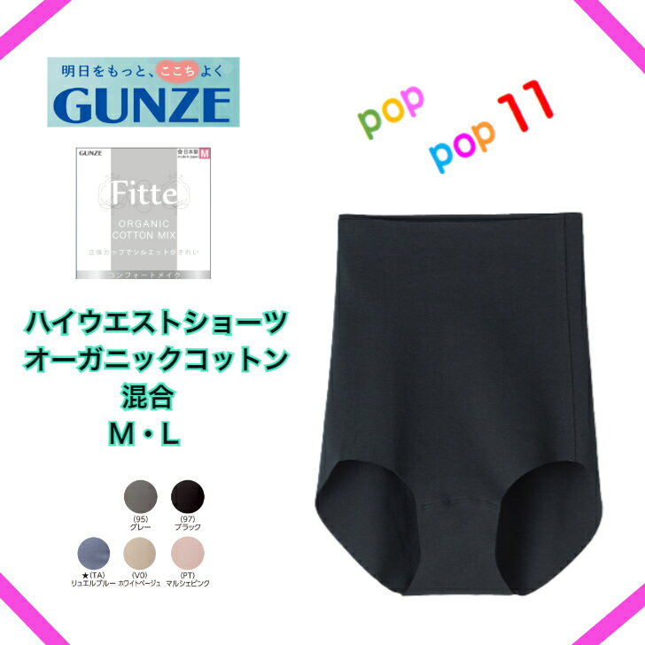 GUNZE グンゼ KIREILABO キレイラボ Fitte レディース M L シンプル 無地 