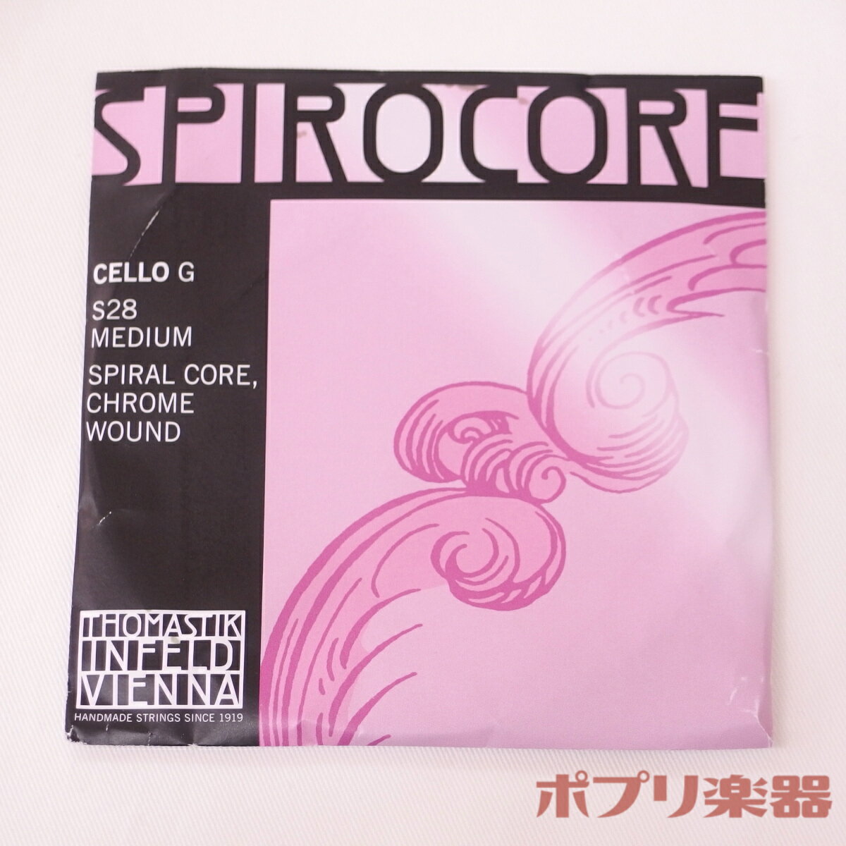 明るい音色、豊かな音量、発音の良さが魅力のスチール弦。 特にG線およびC線はチェロ弦の定番として広く用いられます。 対応楽器:チェロ(G線) 材質:スパイラルコア / クロム巻 注意書き ・お使いのモニターの発色具合によって、実際のものと色が異なる場合がございます。 ・こちらの商品は日時指定はご利用いただけません(郵便受けに届きます)。