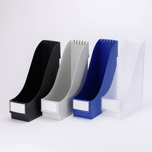 【まとめ買い8個入】LEITZ ライツ プラス マガジンファイル　ワイド　 A4 グレー　...