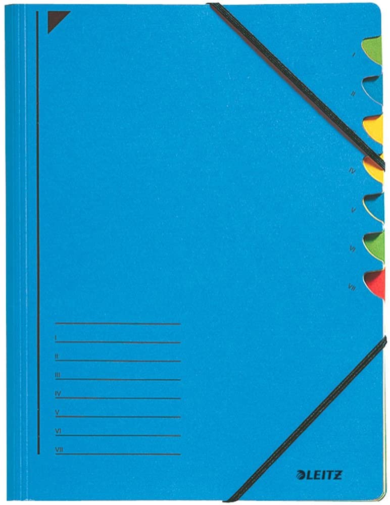 樂天商城 - 【まとめ買い5冊パック】LEITZ Partfile7 ライツ パートファイル7 ブルー 3907-00-35
