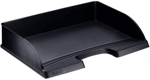樂天商城 - LEITZ ライツ プラス レタートレーA4横型【まとめ買い5個入】スタンダード　ブラック　5218-00-95