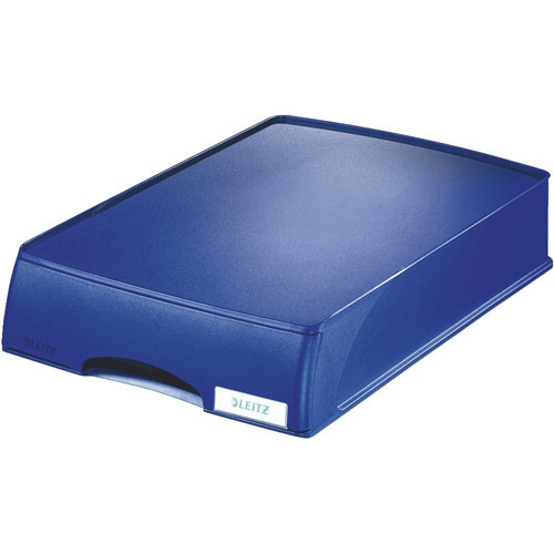 乐天商城 - LEITZ ライツ プラス レターケース【まとめ買い4個入】 A4 ブルー 5210-00-35