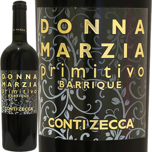 ドンナ・マルツィア・プリミティーヴォ・バリックコンティ・ゼッカDonna Marzia Primitivo 2021 Conti Zeccaイタリア プーリア 赤ワイン モトックス