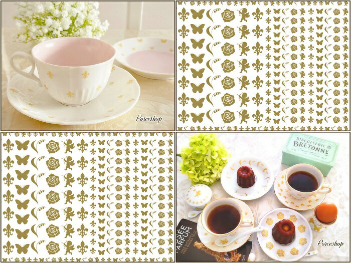 ポーセラーツ 転写紙 【白磁用】 クラシック タイニー パターンズ ポーセラーツ ポーセリンアート用 オシャレ ポーセリン アンティーク アラベスク ゴージャス...