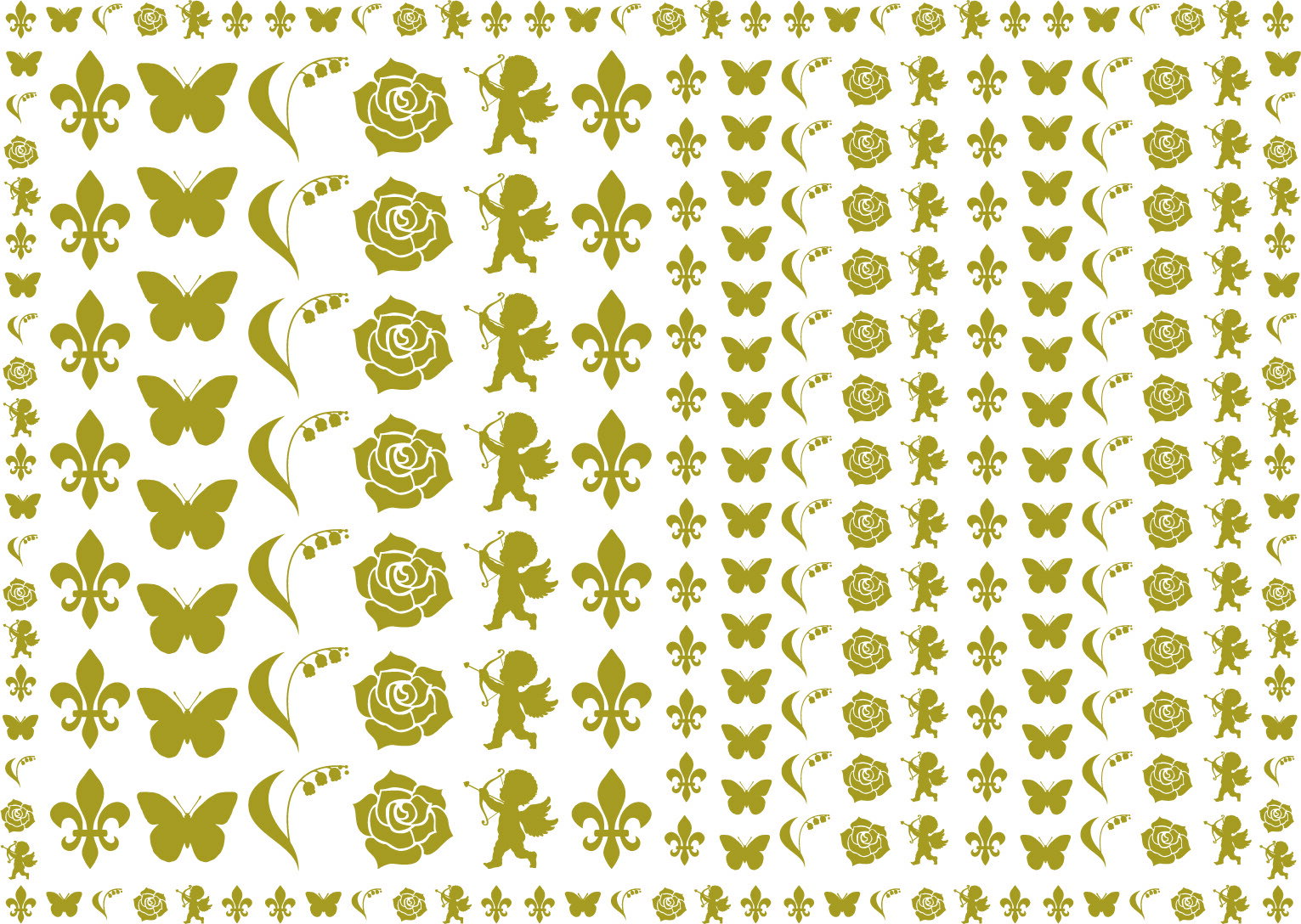 ポーセラーツ 転写紙 【セット割】 クラシック タイニー パターンズ 白磁&ガラス用お得なセット30%OFFポーセラーツ ポーセリンアート用 オシャレ ポーセリ...