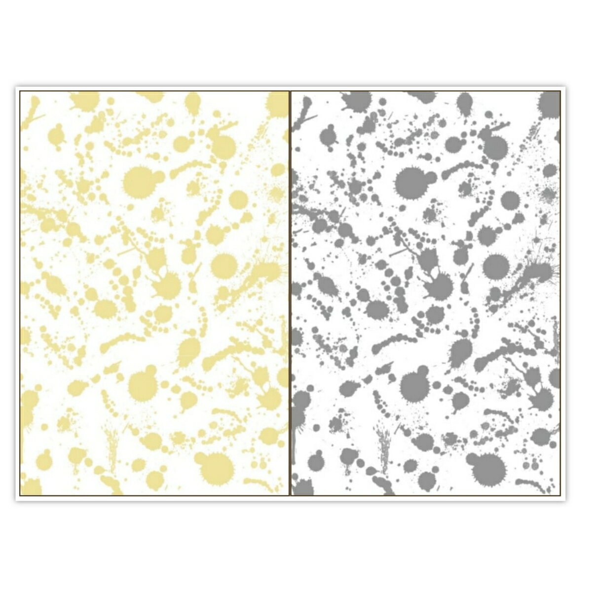 ポーセラーツ 転写紙 【白磁用・セット割】 スプラッシュドット転写紙 雲母金&墨色お得なセット※20%OFF ポーセラーツ ポーセリンアート用 和柄 和モダン ...