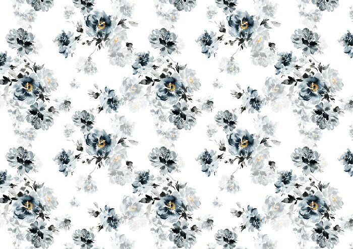 ポーセラーツ 転写紙 【セット割】シャビーブルーフラワー転写紙 白磁用&ガラス用セット※20%OFF ポーセラーツ ポーセリンアート用 かわいい ポーセラーツ転...