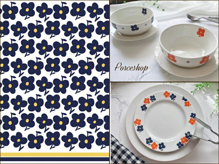 ポーセラーツ 転写紙 【白磁用】北欧風レトロ転写紙 プティ ネイビー ポーセラーツ ポーセリンアート用 かわいい オシャレ ポーセリン ポーセラーツ転写紙 転写...