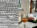 ポーセラーツ 転写紙 【ガラス用】mini イニシャル転写紙 アルファベット ブラック 英文字 数字 A5サイズ ポーセラーツ ポーセリンアート用 かわいい ...