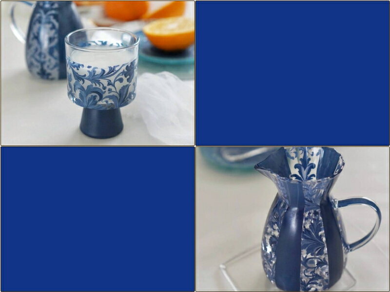 ポーセラーツ 転写紙 【ガラス用】単色転写紙 マヨリカブルー A4サイズ (ポーセラーツ ポーセリンアート 単色 転写紙)かわいい オシャレ ポーセリン ポーセ...