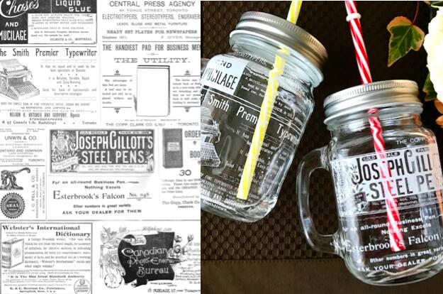 ポーセラーツ 転写紙 【ガラス用】アンティーク英字新聞転写紙 ホワイト ポーセラーツ ポーセリンアート用転写紙 転写シート ポーセリン アート ポーセラーツ転写...