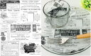 ポーセラーツ 転写紙 【ガラス用】アンティーク英字新聞転写紙 ブラック ポーセラーツ ポーセリンアート用転写紙 転写シート ポーセリン アート ポーセラーツ転写...