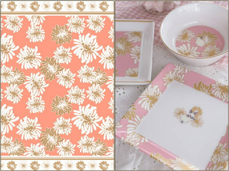 ポーセラーツ 転写紙 【白磁用】アナスタシア転写紙 ピンク ポーセラーツ ポーセリンアート用転写紙 転写シート ポーセリン アート ポーセラーツ転写紙 オリジナ...