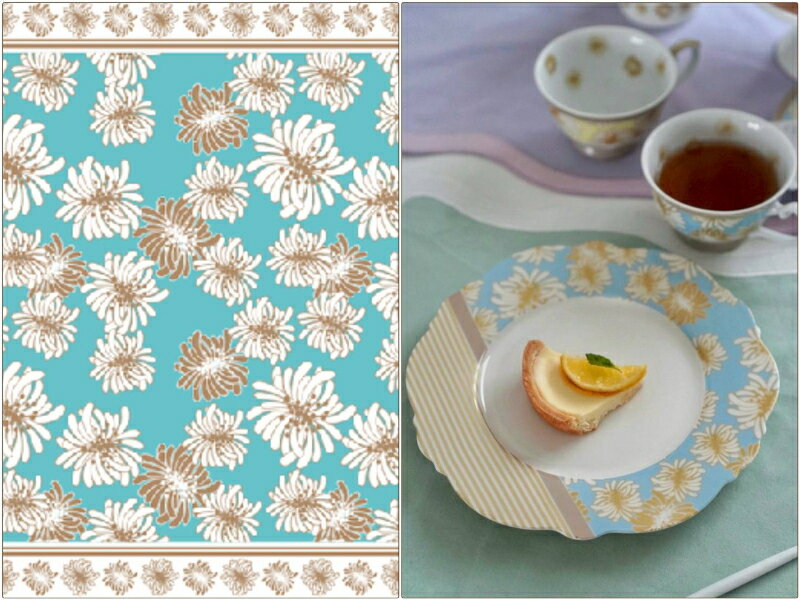 ポーセラーツ 転写紙 【白磁用】アナスタシア転写紙 ブルー ポーセラーツ ポーセリンアート用転写紙 転写シート ポーセリン アート ポーセラーツ転写紙 オリジナ...