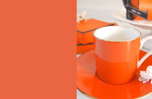 ポーセラーツ 転写紙 【白磁用】単色転写紙 オレンジ ポーセラーツ ポーセラーツ用転写紙 ポーセリン ポーセリンアート オリジナル 転写紙