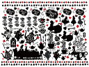 ポーセラーツ 転写紙 【白磁用】アリスTea party ティーパーティー A4 (ポーセリンアート用転写紙)ポーセリンアート用 かわいい ポーセラーツ転写紙 アニマル転写紙 キッズ転写紙 オリジナル 転写紙 Alice