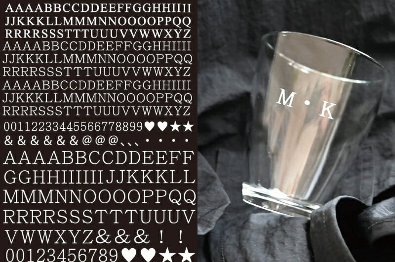 ポーセラーツ 転写紙 【ガラス用】 ホワイトアルファベット転写紙 A4サイズ (ポーセリンアート用転写紙) ポーセラーツ ポーセリンアート用 かわいい オシャレ...