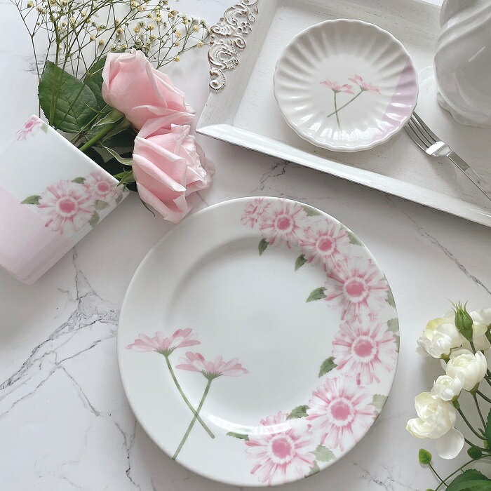 ポーセラーツ 転写紙 【白磁用】ガーベラ転写紙 ハピネスピンク(優しいピンク)ポーセラーツ ポーセリンアート用 かわいい オシャレ ポーセリン パリ ポーセラー...