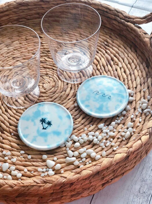 ポーセラーツ 転写紙 【白磁用】タイダイ マーブル転写紙 水色 A3サイズ ポーセラーツ ポーセリンアート用転写紙 転写シート ポーセリン アート ポーセラーツ...